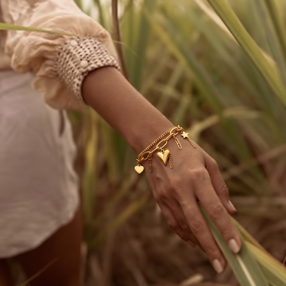 Amoria Linked Heart Bracelet product view 2