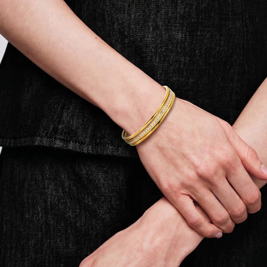 Luma Pavé Line Bangle product view 2