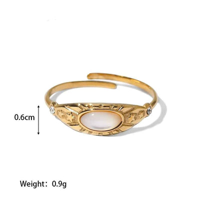 Natural Stone Signet Ring - view 20