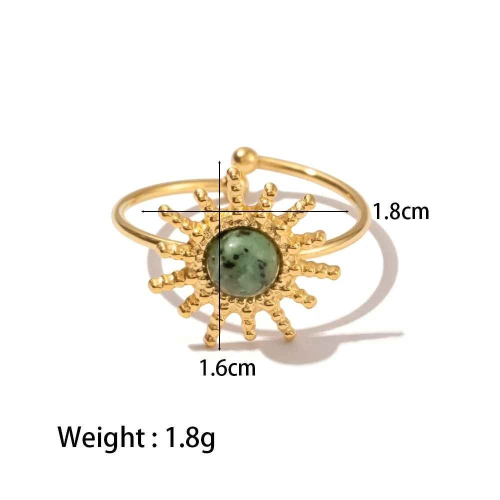 Natural Stone Signet Ring - view 19