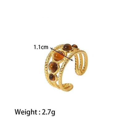Natural Stone Signet Ring - view 18
