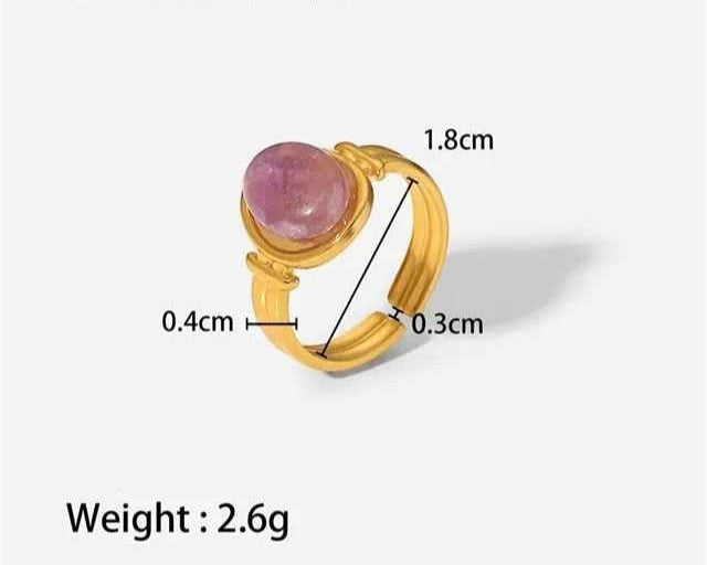 Natural Stone Signet Ring - view 13