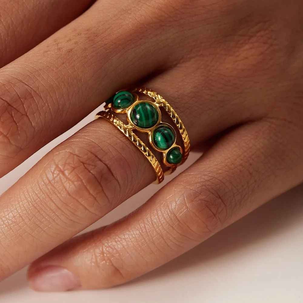 Natural Stone Signet Ring - view 6