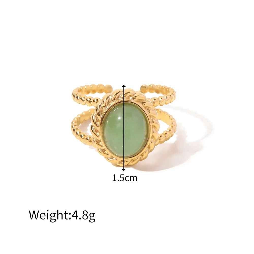 Natural Stone Signet Ring - view 30