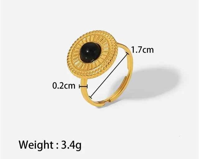 Natural Stone Signet Ring - view 12