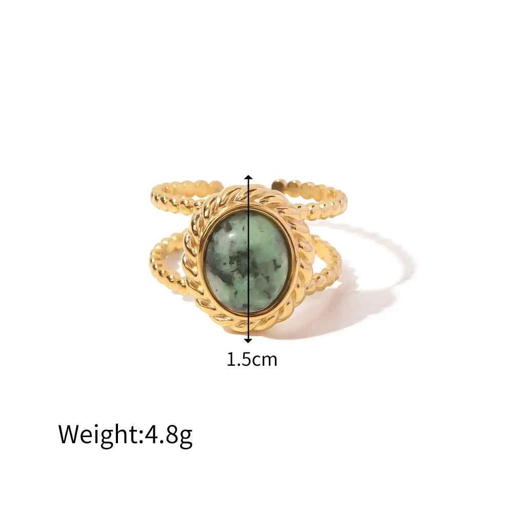 Natural Stone Signet Ring - view 10