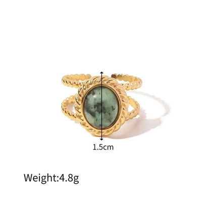 Natural Stone Signet Ring - view 10