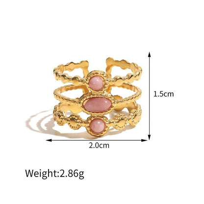 Natural Stone Signet Ring - view 8