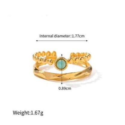 Natural Stone Signet Ring - view 29