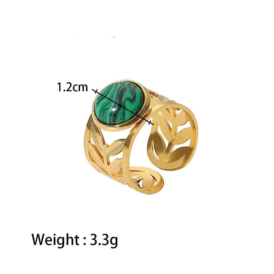 Natural Stone Signet Ring - view 28