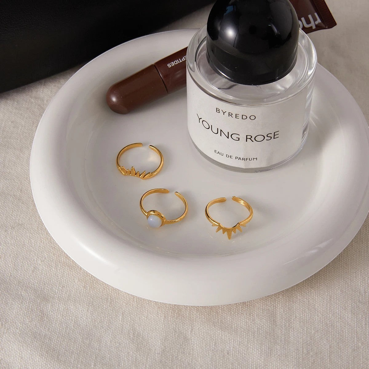 Sunburst Opal Stack Ring Set - view 6