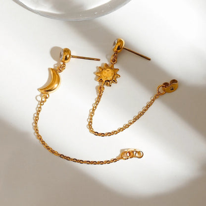 Celestial Sun & Moon Earrings product view 6