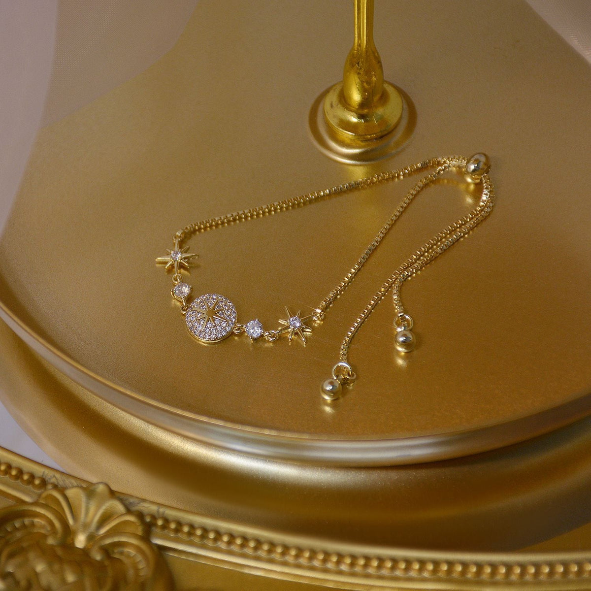 Atim Adjustable Gold-Plated Bracelet product view 3