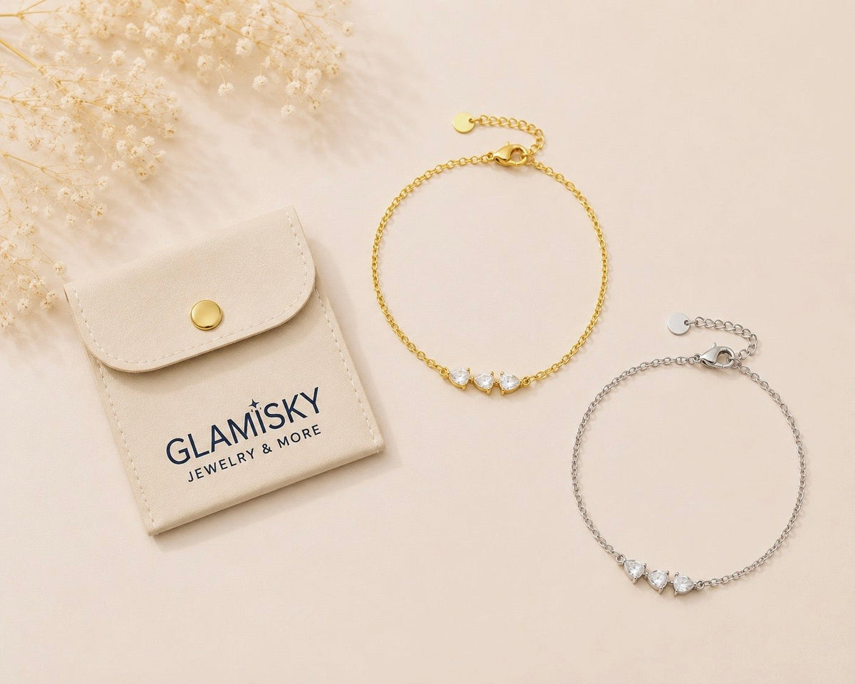 Luna Droplet Zircon Bracelet product view 1