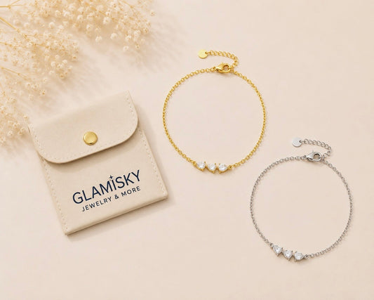 Luna Droplet Zircon Bracelet product view 1