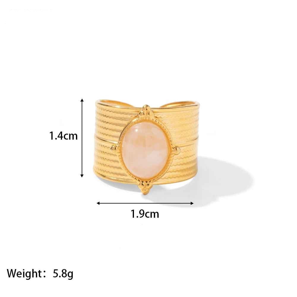 Natural Stone Signet Ring - view 24