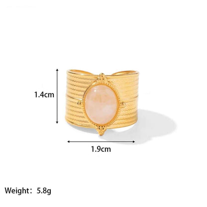 Natural Stone Signet Ring - view 24