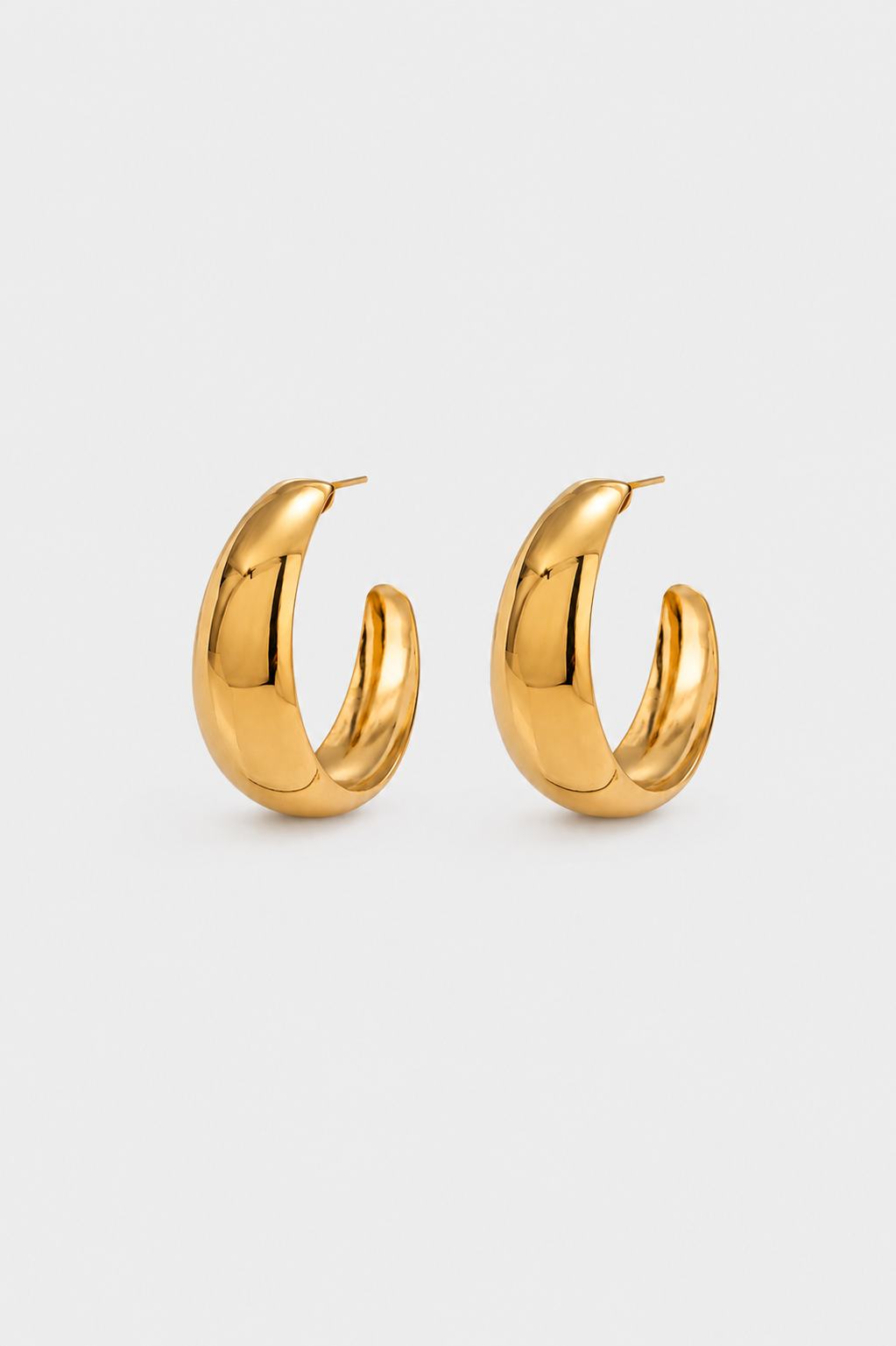 Sculpted Statement Hoop Earrings product view 1