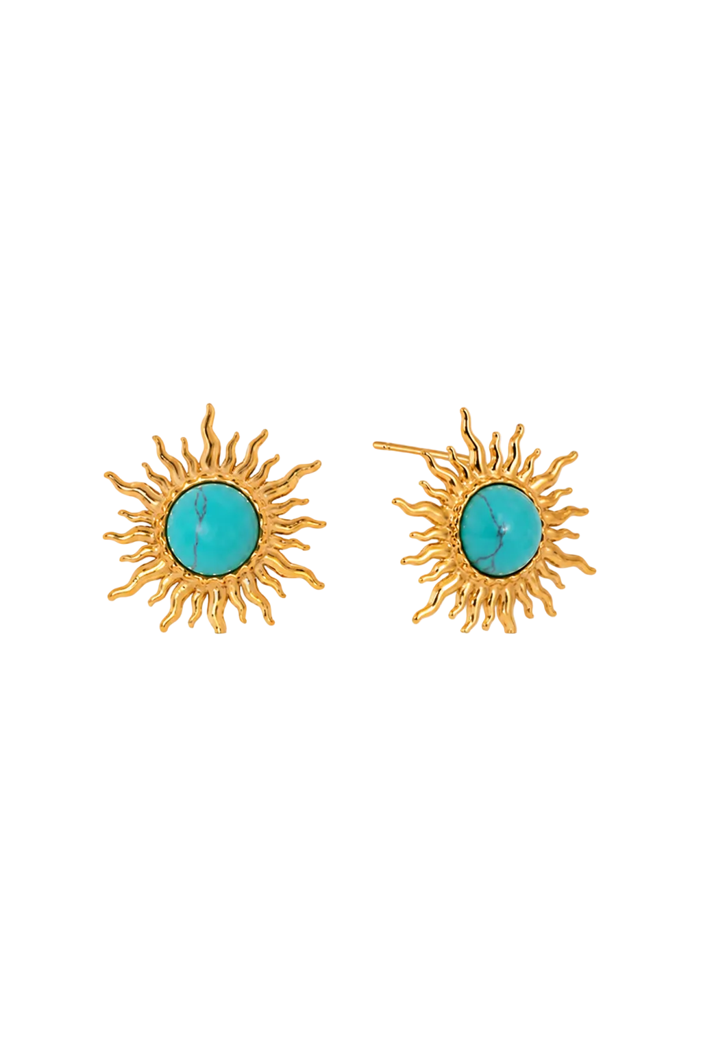 Mother-of-Pearl Sunburst Earrings product view 1