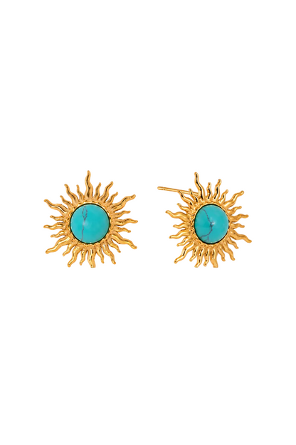 Mother-of-Pearl Sunburst Earrings product view 1
