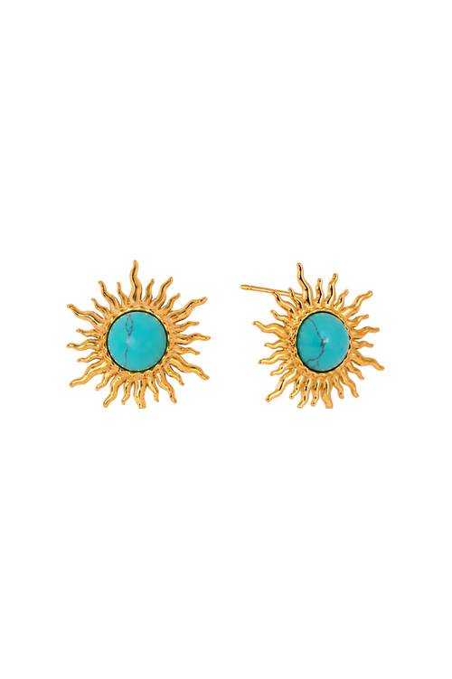 Mother-of-Pearl Sunburst Earrings product view 1