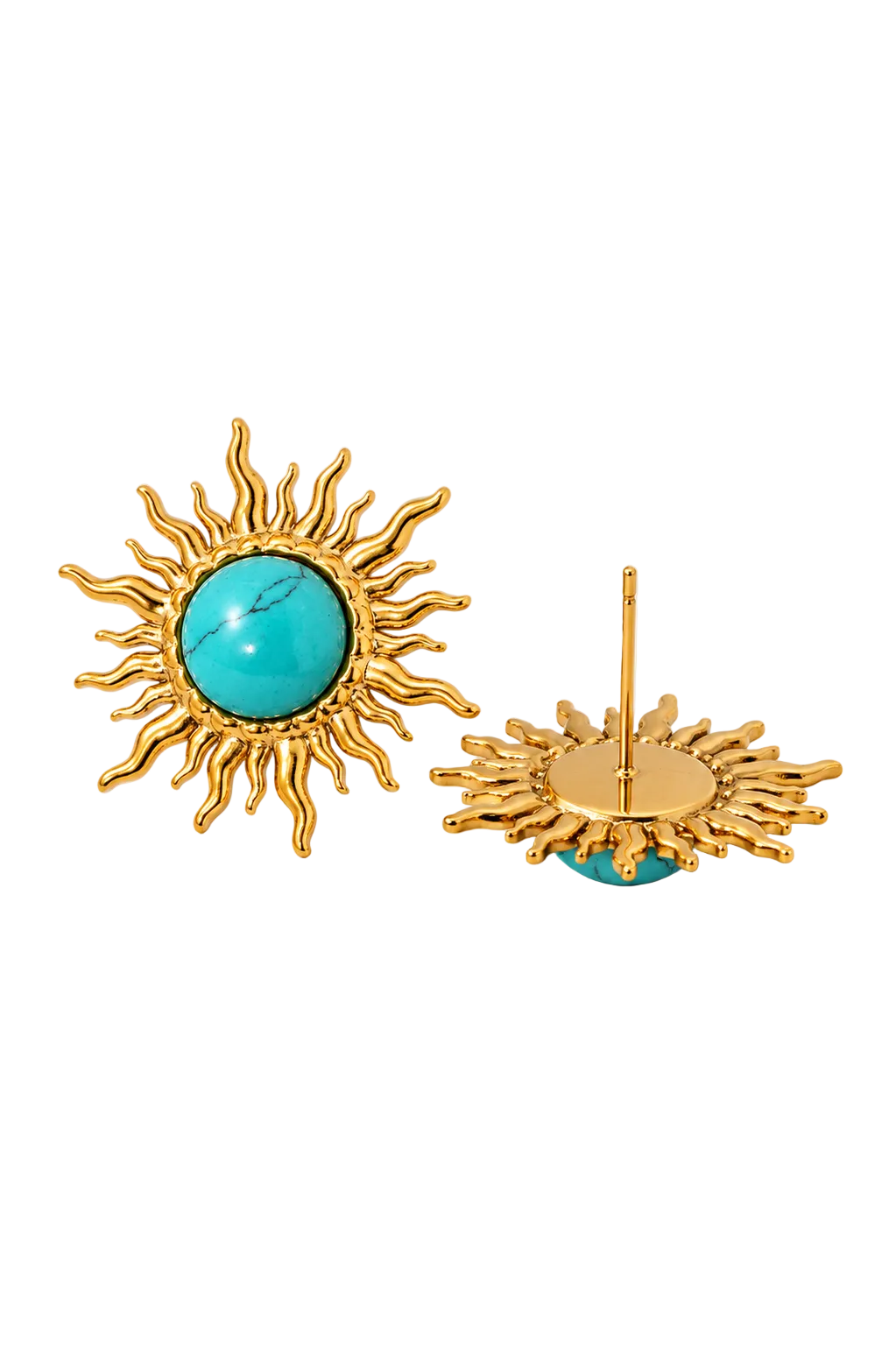 Mother-of-Pearl Sunburst Earrings product view 5