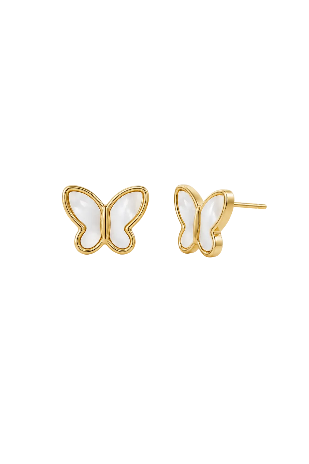 Mother-of-Pearl Butterfly Earrings product view 1
