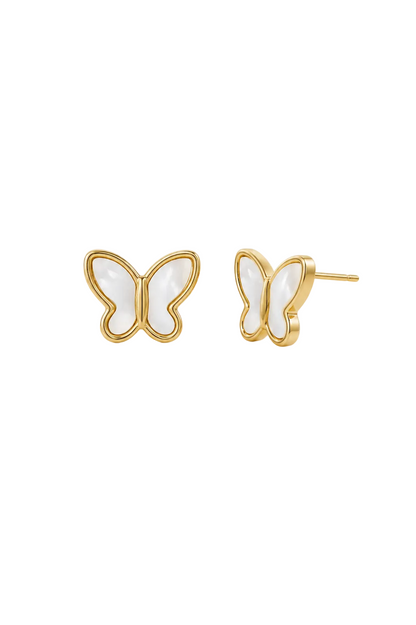 Mother-of-Pearl Butterfly Earrings product view 1