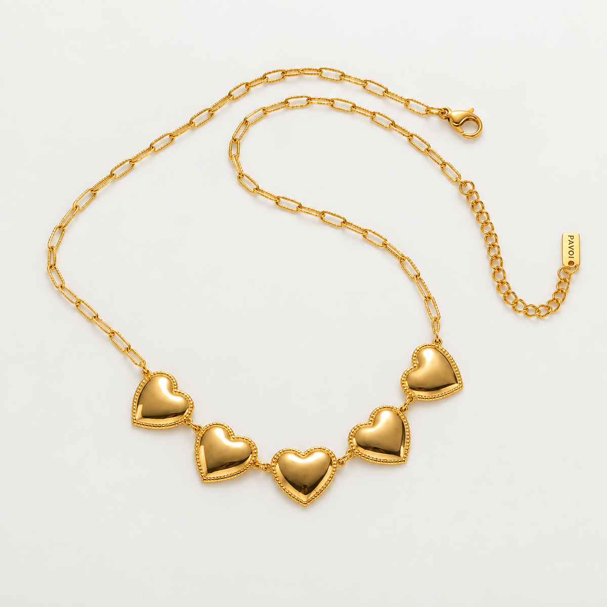 Heart Necklace & Earring Set