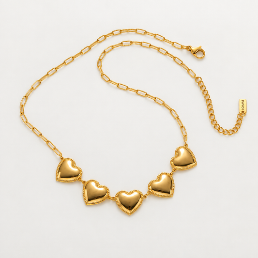 Heart Necklace & Earring Set