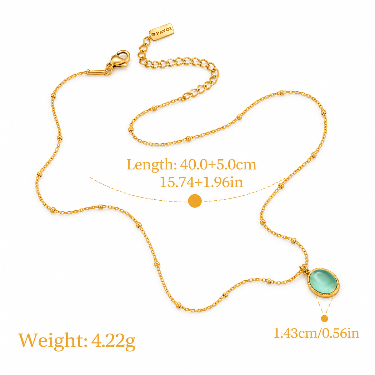 Multicolor Celestial Swirl Necklace