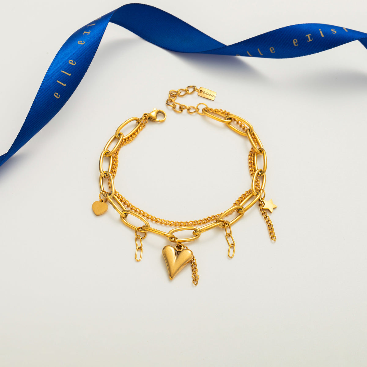 Amoria Linked Heart Bracelet product view 1