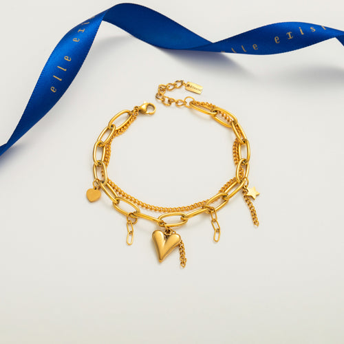 Amoria Linked Heart Bracelet product view 1