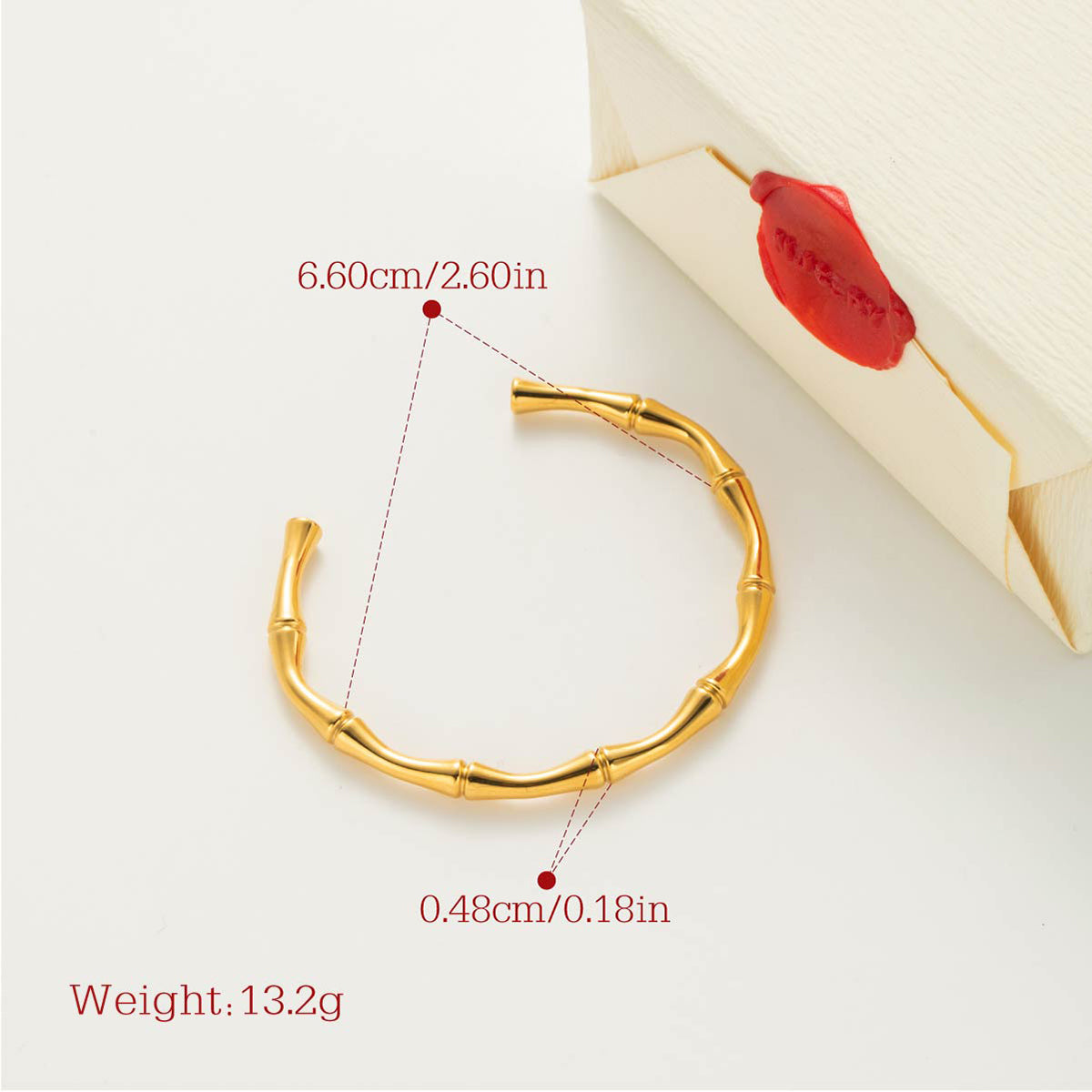 Bamboo Muse Cuff size and measurement guide