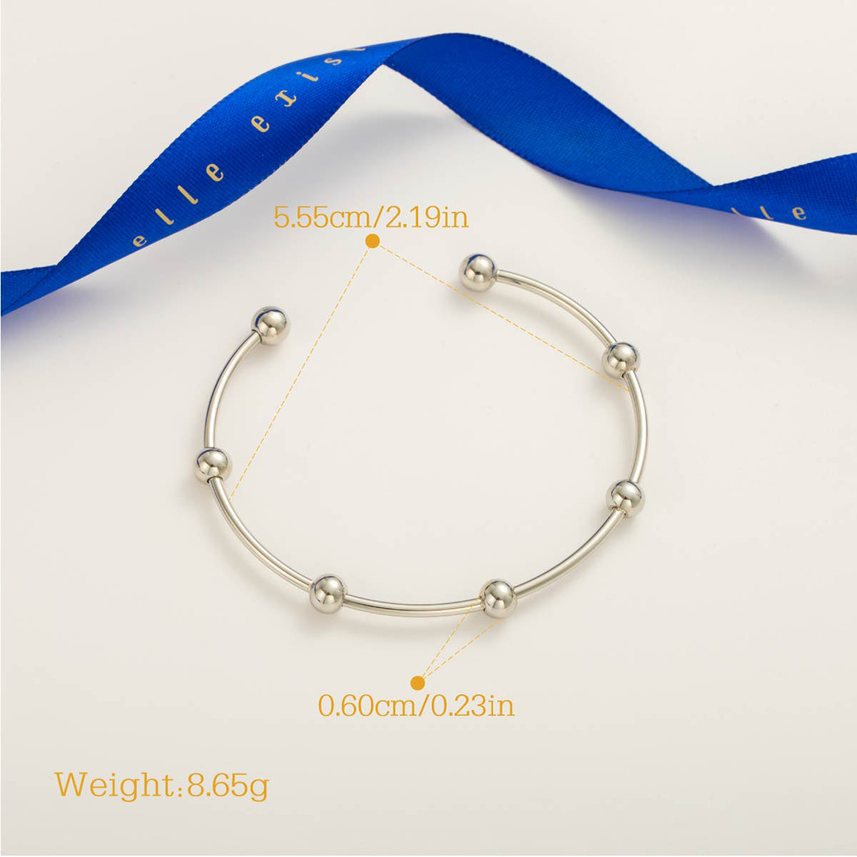 Astra Starlit Path Bracelet size and measurement guide