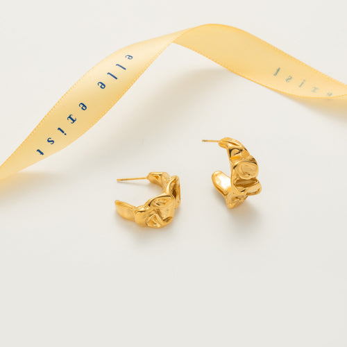 Enamel Floral Stud Earrings product view 1