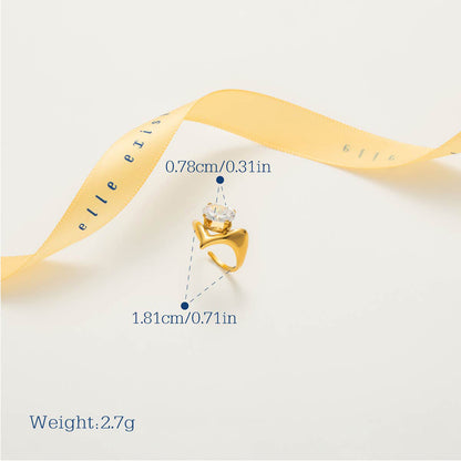 Celestial Spark Statement Ring - view 3