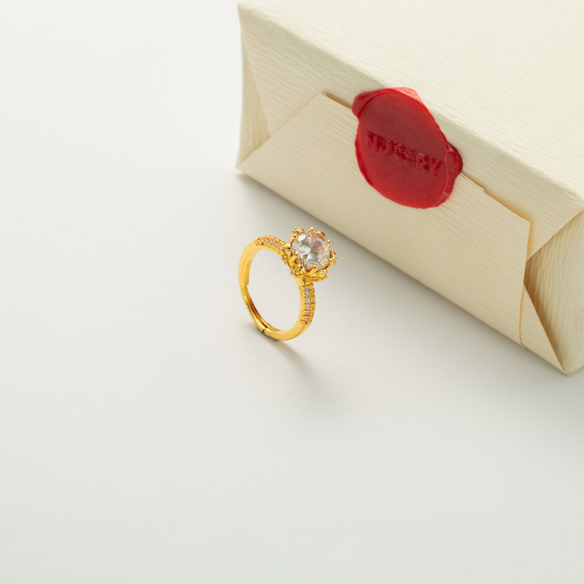 Sculpted Minimal Ring - view 1