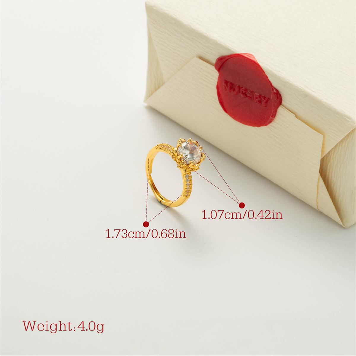 Sculpted Minimal Ring - view 3