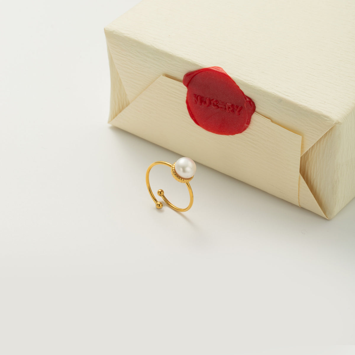 Floating Orb Open Ring - view 1