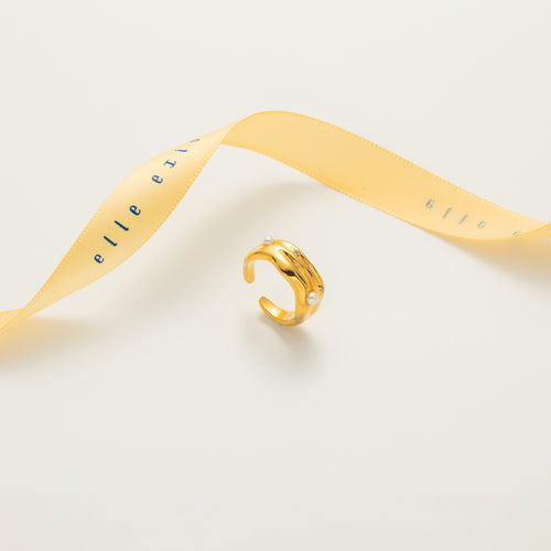 Sapphire Crest Open Ring - view 1
