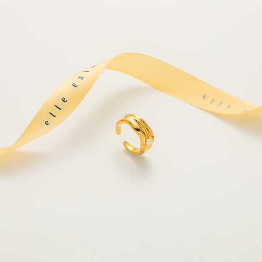 Sapphire Crest Open Ring - view 1