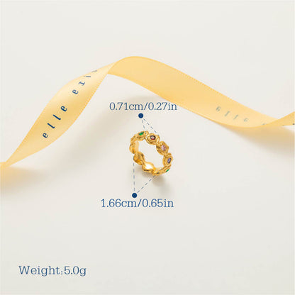 Emerald Line Ring - view 4