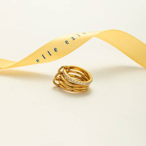 Interwoven Crystal Band - view 1