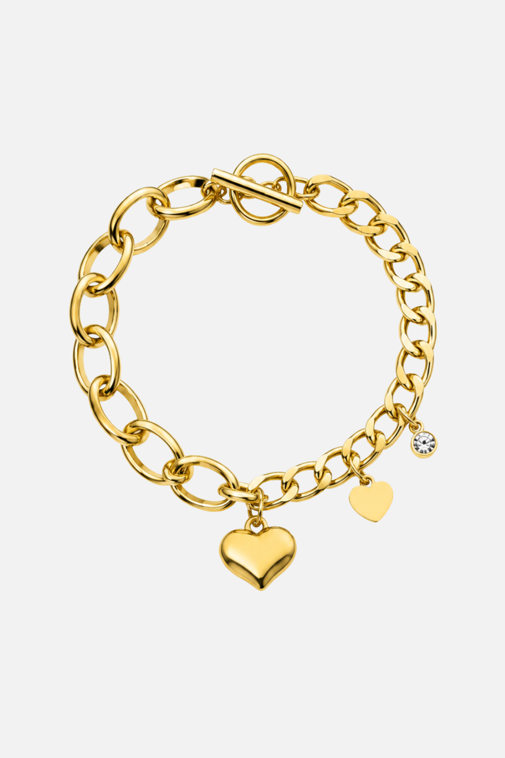 Amorette Heart Charm Bracelet product view 1