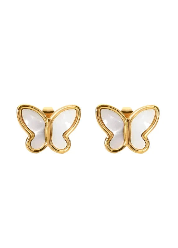 Mother-of-Pearl Butterfly Earrings product view 4