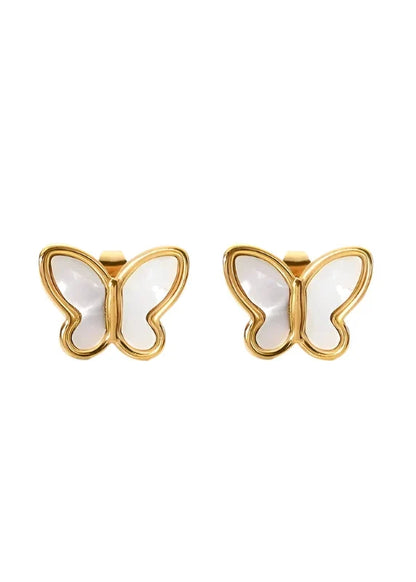 Mother-of-Pearl Butterfly Earrings product view 4