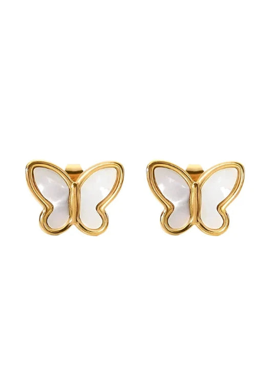 Mother-of-Pearl Butterfly Earrings product view 4