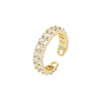 Emerald Tide Crystal Ring - view 6
