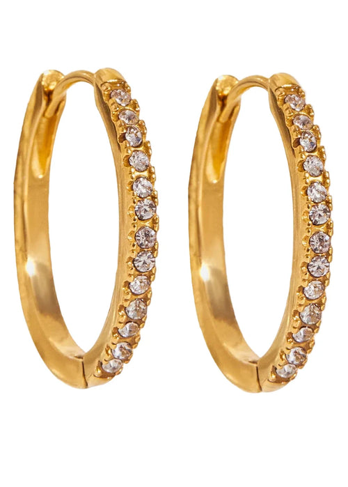 Pavé Curve Earrings product view 6